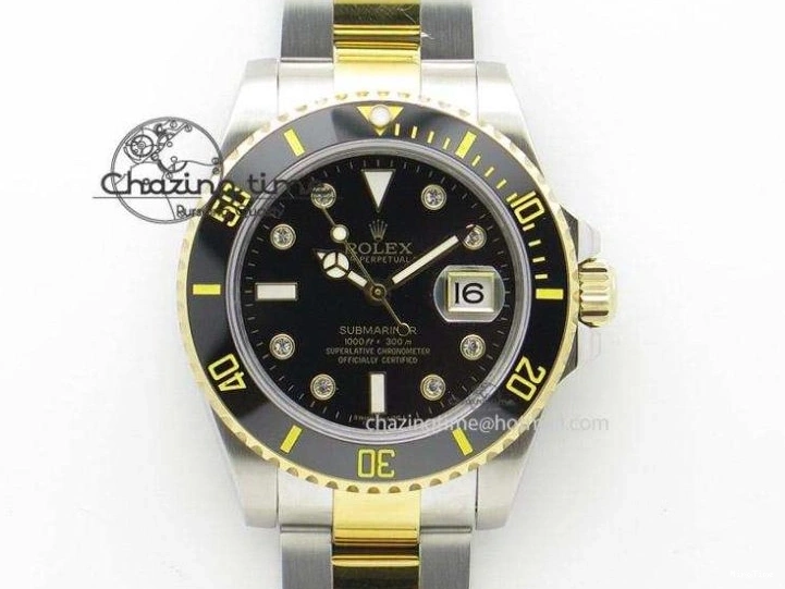 MiroTime 1223 Attractive DateJust 36 126283RBR EWEF Best Edition YG Diamonds Dial on SS YG Jubilee Bracelet A 635